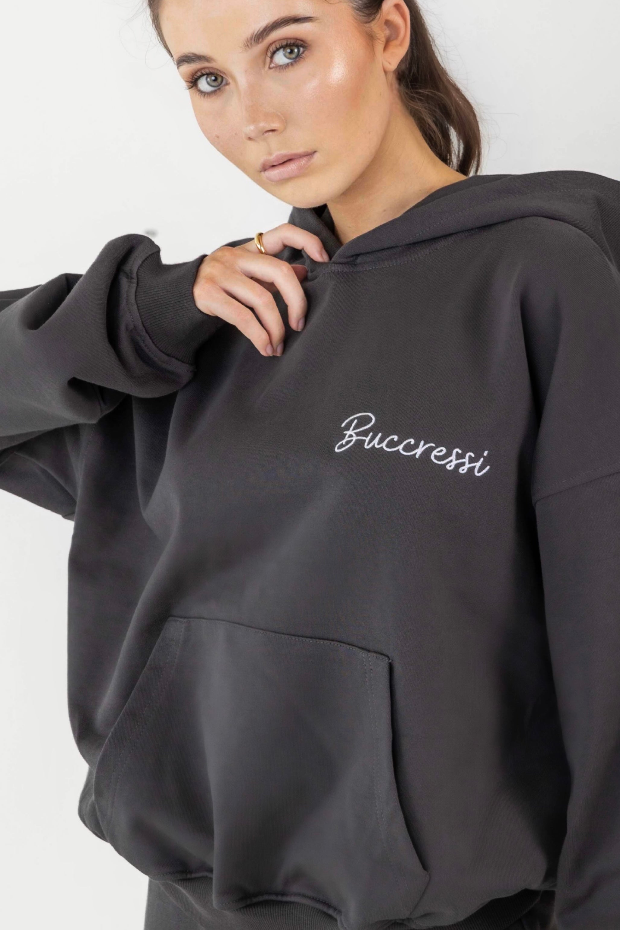 Flex Terry Oversized Hoodie-BUCCRESSI